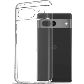 Pouzdro na mobilní telefon Silikonový obal pro Google Pixel 8 - průhledný