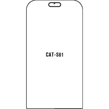 engaroGuard Hydrogel - ochranná fólie - CAT S61 průsvitná nepoužívám kryt = folie na celý displej 1 kus s výřezem přední kamery