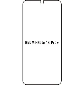 engaroGuard Hydrogel - ochranná fólie - Xiaomi Redmi Note 14 Pro+ Plus průsvitná nepoužívám kryt = folie na celý displej 1 kus s výřezem přední kamery