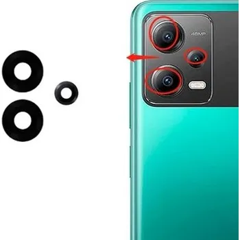 Náhradní sklo zadní kamery - Xiaomi Poco X5