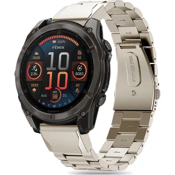Řemínek na hodinky Řemínek Tech-Protect Stainless Garmin Fenix 5 / 6 / 6 Pro / 7 / 8 (47 mm) / E Titanium
