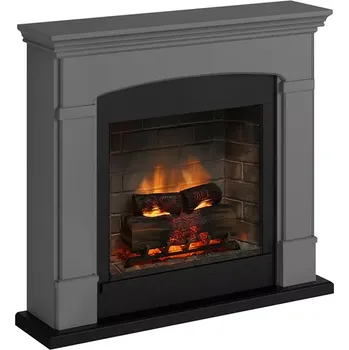 Tagu elektrický krb Helmi Solid Grey Powerflame 2, 1400 W, LED