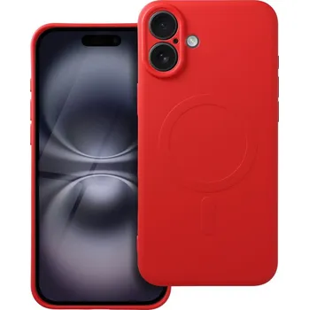 Náhradní kryt pro mobilní telefon Kryt Silicone Mag Cover Case s MagSafe iPhone 16 Plus Red