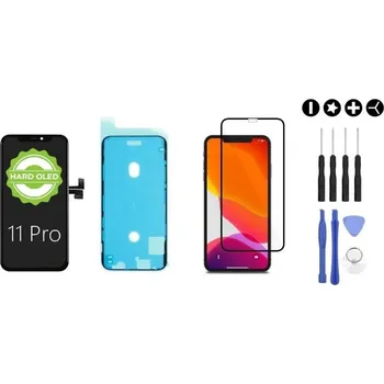 MULTIPACK - OLED displej iPhone 11 Pro + lepení pod displej + 3D ochranné sklo + sada nářadí