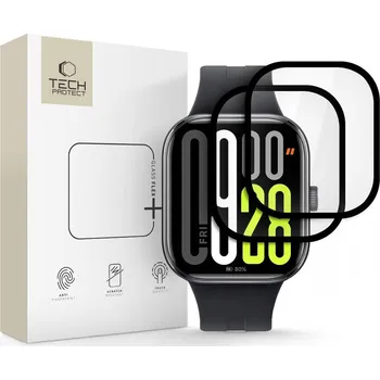 Ochranné hybridní sklo Glass Tech-Protect Glass Flex+ 2-Pack Xiaomi Redmi Watch 5 Black
