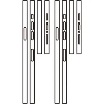 engaroGuard Hydrogel - ochranná fólie na ochranu rámečku - iPhone 14 Pro Max