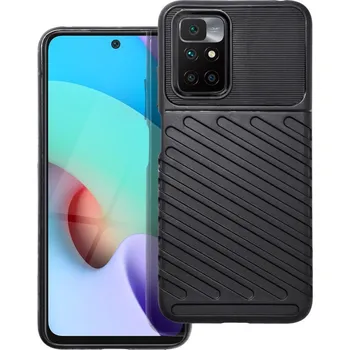 Náhradní kryt pro mobilní telefon Kryt Forcell Thunder Case Xiaomi Redmi 10 černý
