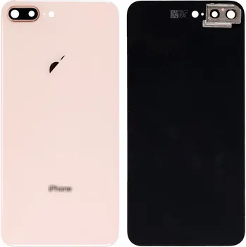 Náhradní díl pro mobilní telefon iPhone 8 Plus - Zadní sklo pouzdra s Kamery (Gold)