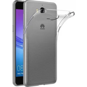 Náhradní kryt pro mobilní telefon Huawei Y5 2017/Y6 2017 - průsvitný ultratenký silikonový kryt