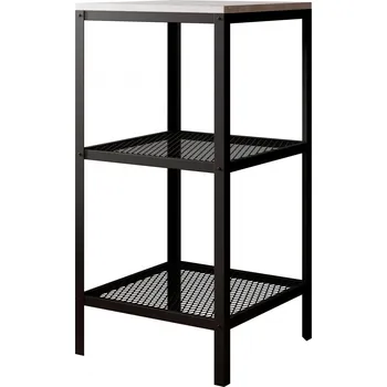 Šatní skříň Nábytek PEGAS s.r.o. Regál Rolin Černý+Beton