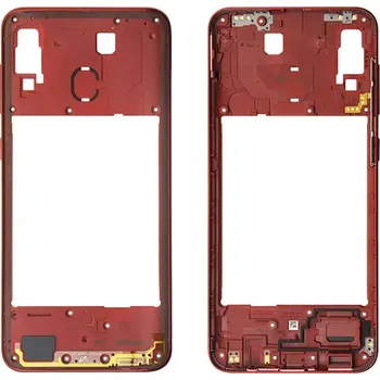 Náhradní kryt pro mobilní telefon Samsung Galaxy A20 - Středový rámeček - red