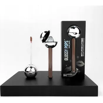 Rtěnka Sametová matná tekutá rtěnka a báze na rty Coffee