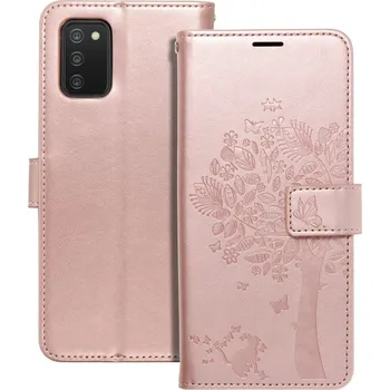 Náhradní kryt pro mobilní telefon Kryt Forcell MEZZO Book Samsung Galaxy A03s (růžový strom)