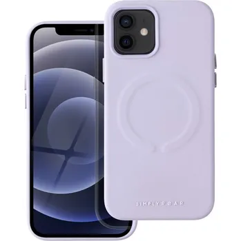 Náhradní kryt pro mobilní telefon Roar Leather Cover Mag Case - iPhone 12 purple