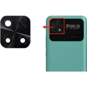 Náhradní sklo zadní kamery - Xiaomi Poco C40