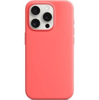 Náhradní kryt pro mobilní telefon engaroGuard iPhone 15 Pro Silicone Case with MagSafe - Guava design (lososový)