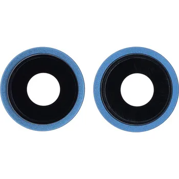 Náhradní kryt pro mobilní telefon iPhone 13 Mini - náhradní sklo zadní kamery s rámem (Blue)