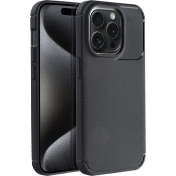 Náhradní kryt pro mobilní telefon Kryt Carbon Premium iPhone 15 Pro black