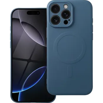 Náhradní díl pro mobilní telefon Kryt Silicone Mag Cover Case s MagSafe iPhone 16 Pro Max Blue