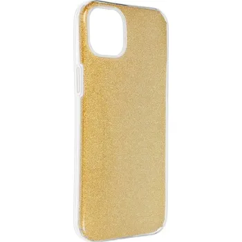 Náhradní kryt pro mobilní telefon Kryt Shining Case iPhone 14 Plus gold