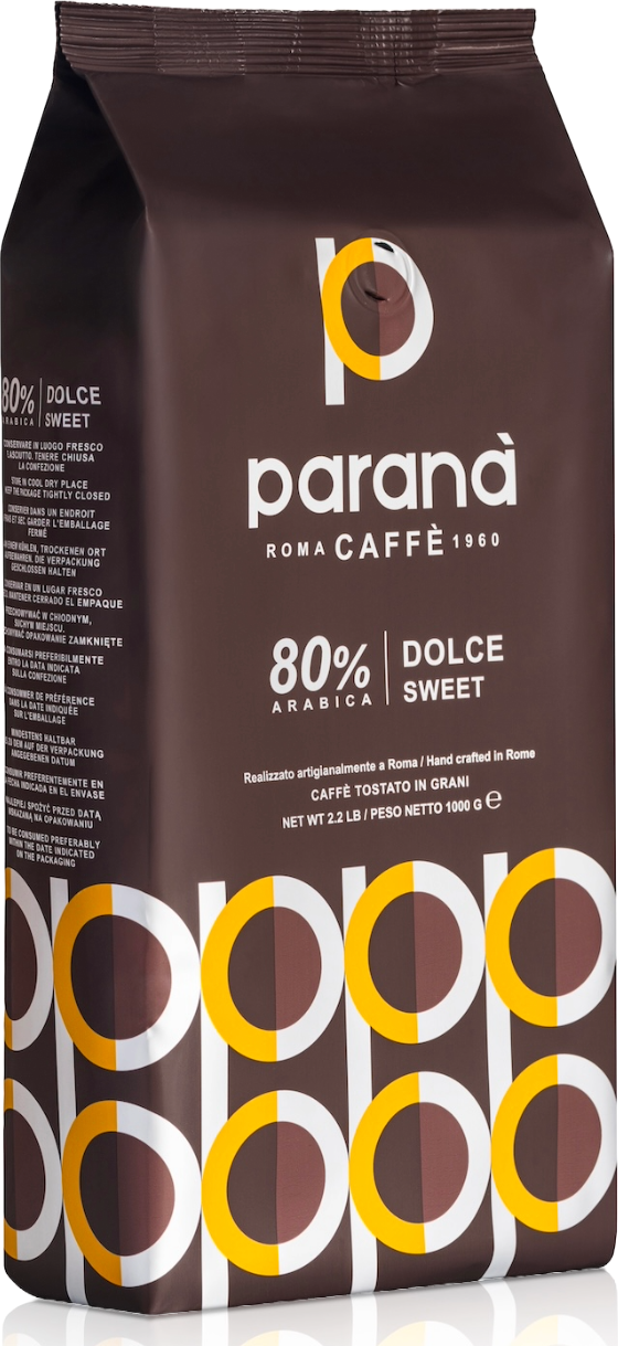 Torrefazione Parana s.r.l. Paraná caffé 80% Dolce Sweet 1 kg zrnková káva