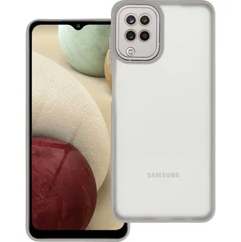 Kryt Variete Case Samsung Galaxy A12 stříbrný