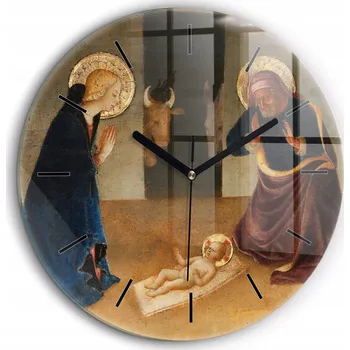 Hodiny Nástěnné hodiny SacroArte, odstíny hnědé, 60 cm