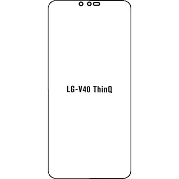 engaroGuard Hydrogel - ochranná fólie - LG V40 ThinQ průsvitná nepoužívám kryt = folie na celý displej 1 kus s výřezem přední kamery