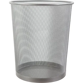 Odpadkový koš Concorde A68044 kovový odpadkový koš 19 l stříbrný