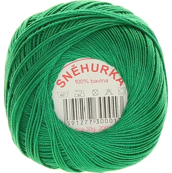 Příze Niťárna Česká Třebová Sněhurka zelená 6194