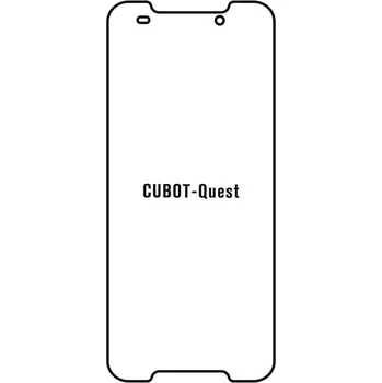 engaroGuard Hydrogel - ochranná fólie - Cubot Quest průsvitná nepoužívám kryt = folie na celý displej 1 kus s výřezem přední kamery