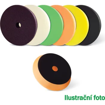 BOLL Leštící houba „DUO” otevřenými buňkami 150mm / 30mm středně měkká (žlutá) 0030133