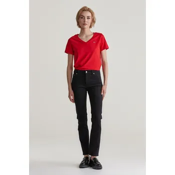 Dámské džíny DŽÍNY GANT SLIM SUPER STRETCH JEANS BLACK