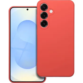 Náhradní kryt pro mobilní telefon Kryt Silicone Case Samsung Galaxy S25 Peach