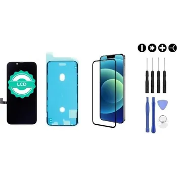 MULTIPACK - LCD displej iPhone 14 + lepení pod displej + 3D ochranné sklo + sada nářadí