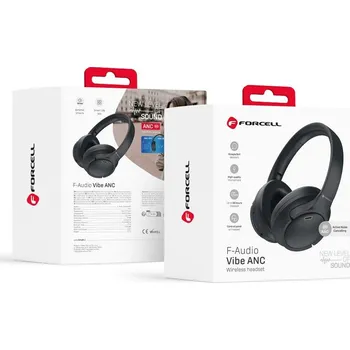 Sluchátka Sluchátka Forcell F-Audio Vibe Anc Bezdrátová sluchátka Bluetooth Anc + Tuya Apple black