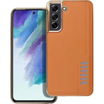 Náhradní kryt pro mobilní telefon Kryt Milano Case Samsung Galaxy S21 FE hnědý