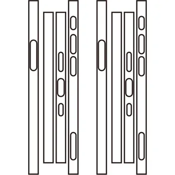 engaroGuard Hydrogel - ochranná fólie na ochranu rámečku - iPhone 15