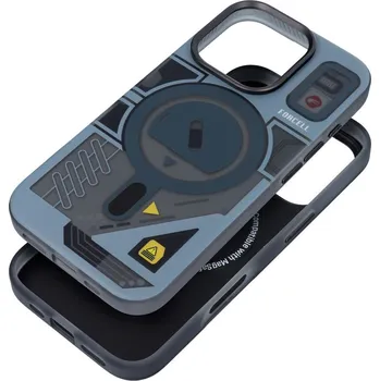 Náhradní kryt pro mobilní telefon Forcell F-Protect Levels With Dual Layer 4D Technology, Miliatry Drop-Test s MagSafe iPhone 16 Pro Max Cyber Grey