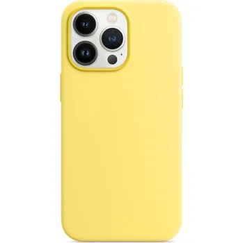 Náhradní kryt pro mobilní telefon engaroGuard iPhone 13 Pro Silicone Case with MagSafe - Lemon Zest design (žlutý)