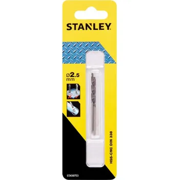 Vrták Stanley Příslušenství - Sada vrtáků do kovu, 2,5x57 mm, 2 ks STA50753-QZ