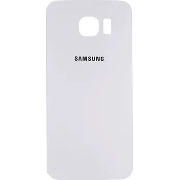 Náhradní kryt pro mobilní telefon Samsung Galaxy S6 - Zadní kryt - Bílý(náhradní díl)