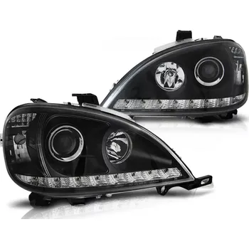 Přední světlomet Přední světla Mercedes Benz ML W163 01-05 - černá (LPME85)