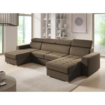 Sedací souprava Rozkládací sedací souprava do U Mones - Monolith 09