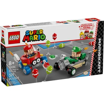 Hračka LEGO SUPER MARIO Mario Kart Baby Mario vs. Baby Luigi 72034 STAVEBNICE | 30887