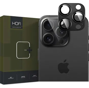 Náhradní kryt pro mobilní telefon Ochranné sklo zadní kamery Hofi Fullcam Pro+ iPhone 16 Pro / 16 Pro Max black