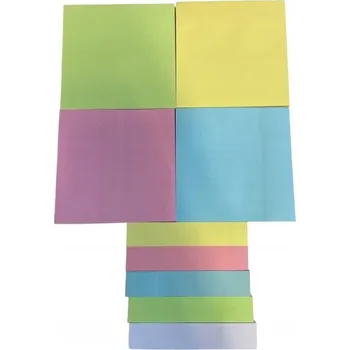 Samolepící bloček Barevné Samolepicí Bločky 4 ks 1400 listů 76x76mm