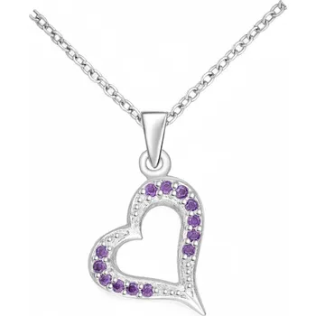 Přívěsek Stříbrný přívěsek Samira FIALOVÝ