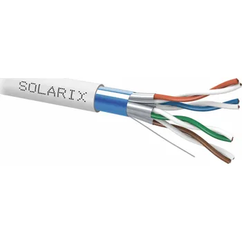 Počítačové příslušenství Solarix kabel CAT6A FFTP Dca-s2,d2,a1 500m, SXKD-6A-FFTP-LSOH