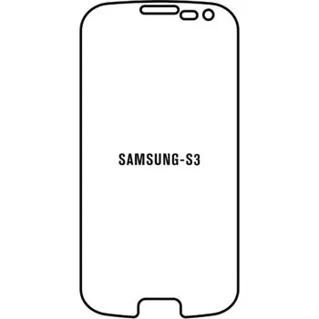 engaroGuard Hydrogel - ochranná fólie - Samsung Galaxy S3 průsvitná nepoužívám kryt = folie na celý displej 1 kus s výřezem přední kamery